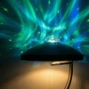 Garvee 3-in-1 Floor Lamp, Cycle Color Transition Ambient LED, Ripple Water Light and Star Projector w/ 350° Rotating Design, Magnetic Remote Control, Timer for Bedroom Living Room(Black)