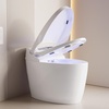 Garvee Smart Toilet, Modern One Piece Elongated Toilet with Bidet Built-in, Heated Seat, Foot Sensor Flushing, Warm Air Dryer, Remote Control with Lid Open/Close