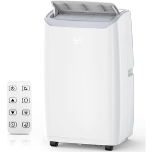 Garvee 14,000 BTU Portable Air Conditioner for Room Up to 750 Sq.Ft, 4 in-1 AC Unit with Cooling, Fan, Dehumidifier & Sleep Mode, Remote Control & Window Kit Included for Home, Office, Apartment,White