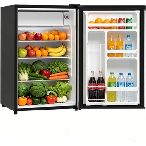 Garvee 4.5 Cubic Feet Compact Freezer-Fridge Combo, Ultra-Quiet Operation, Reversible Door Mini Refrigerator, Adjustable Temperature Control, Energy Saving Small Fridge for Bedroom Home Office Dorm