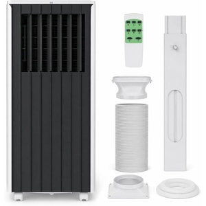 GarveeHome 14,000 BTU Portable Air Conditioners, Portable AC Unit with Remote Control for Rooms up to 750 Sq.Ft, 3 in-1 Air Conditioner with Fan & Dehumidifier Mode, Energy Saving Sleep Mode(White top cover + black nameplate)