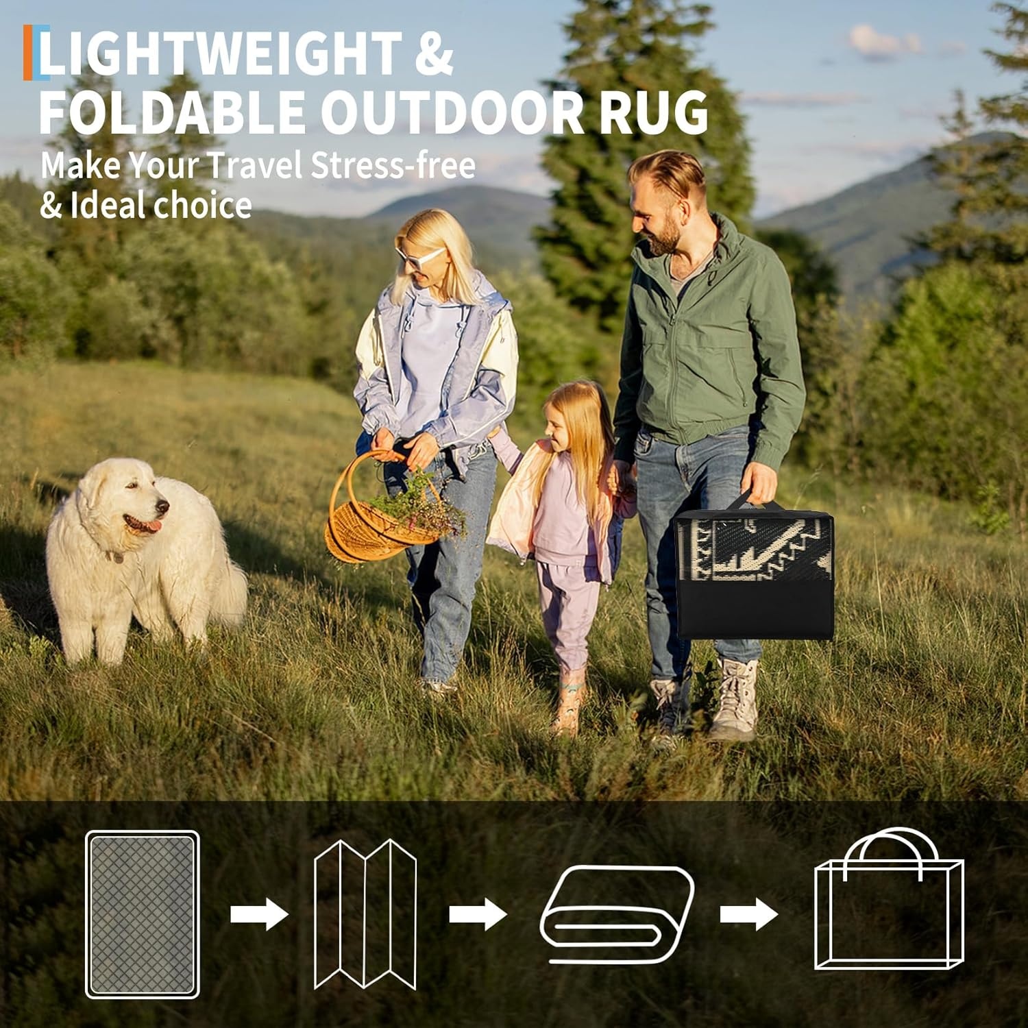image:imageGarvee Outdoor Rug 8x10 Vintage Medallion Outdoor Rug Waterproof Patio Rugs Plastic Carpet RV Mat Carpet for Patio Outside Entry Backyard Deck Bench Picnic CamperBlueGreyBoho  BlackCoffee