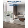Garvee 14,000 BTUs Portable Air Conditioners, Remote Control, Dehumidifier, Fan with Digital Display, Up to 750 Sq.Ft Cool/Fan/Dry/Sleep, Quiet, LCD Remote, Fast Cooling, Dust Filter,Black
