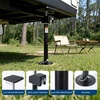 Garvee 4 Pack RV Slide Out Supports Jack with a Flat Top Support Block, RV Stabilizer Jacks Supports Up to 20,000lbs, 21″-49″ Quick-Lift Adjustable – Drill & Hand Crank Compatible for Campers & RVs(8 Pack)