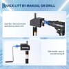Garvee 4 Pack RV Slide Out Supports Jack with a Flat Top Support Block, RV Stabilizer Jacks Supports Up to 20,000lbs, 21″-49″ Quick-Lift Adjustable – Drill & Hand Crank Compatible for Campers & RVs(4 Pack)