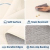 Garvee Camel Rug for Entryway Floor, Solid Bow Rugs for Bedroom Dorm, 2×3 Washable Rug Soft Low Pile Non Slip Kitchen Mat for Laundry Room Nursery Bedroom Decor Bathroom Carpet(Beige)