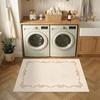 Garvee Camel Rug for Entryway Floor, Solid Bow Rugs for Bedroom Dorm, 2×3 Washable Rug Soft Low Pile Non Slip Kitchen Mat for Laundry Room Nursery Bedroom Decor Bathroom Carpet(Camel)