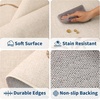 Garvee Camel Rug for Entryway Floor, Solid Bow Rugs for Bedroom Dorm, 2×3 Washable Rug Soft Low Pile Non Slip Kitchen Mat for Laundry Room Nursery Bedroom Decor Bathroom Carpet(Camel)
