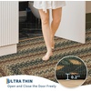 Garvee Easy Jute 4×6 Outdoor Rug Washable Non Slip Braided-Print Neutral Rugs for Living Room Ultra-Thin Non-Shedding Foldable Rug Indoor Outdoor Farmhouse Rugs for Bedroom Kitchen Porch Orange/Brown(Rust/Black)