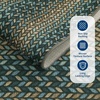 Garvee Easy Jute 4×6 Outdoor Rug Washable Non Slip Braided-Print Neutral Rugs for Living Room Ultra-Thin Non-Shedding Foldable Rug Indoor Outdoor Farmhouse Rugs for Bedroom Kitchen Porch Orange/Brown(Green/Camel)