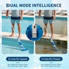 Garvee Handheld Pool Vacuum with Telescopic Pole, Updated Swimming Cordless Rechargeable Pool Cleaner 19.8GPM Powerful Suction for Above Ground/Inground Pools/Spa/Hot Tub, Dual-Filter Cleaning System(L2)