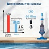 Garvee Handheld Pool Vacuum with Telescopic Pole, Updated Swimming Cordless Rechargeable Pool Cleaner 19.8GPM Powerful Suction for Above Ground/Inground Pools/Spa/Hot Tub, Dual-Filter Cleaning System(L1)