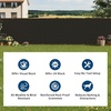 Garvee Heavy Duty Privacy Fence Screen 6′ x 50′, 180 GSM HDPE Black Fence Cover with Metal Grommets & Zip Ties for Balcony, Garden, Deck, Backyard Outdoor(5*50 FEET)
