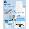 Garvee Portable Air Conditioner 14,000BTU, Remote Control, Portable AC Unit, Dehumidifier, Fan, 850Sq.Ft Cool/Dry/Swing,Quite,LCD Display,Fast Cool, Air Purification,1400W, CEER7.83,Grey(Gray)