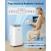 Garvee Portable Air Conditioner 14,000BTU, Remote Control, Portable AC Unit, Dehumidifier, Fan, 850Sq.Ft Cool/Dry/Swing,Quite,LCD Display,Fast Cool, Air Purification,1400W, CEER7.83,Grey(Gray)