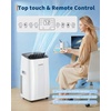 Garvee Portable Air Conditioner 14,000BTU, Remote Control, Portable AC Unit, Dehumidifier, Fan, 850Sq.Ft Cool/Dry/Swing,Quite,LCD Display,Fast Cool, Air Purification,1400W, CEER7.83,Grey(White+Black)