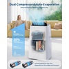 Garvee Portable Air Conditioner 14,000BTU, Remote Control, Portable AC Unit, Dehumidifier, Fan, 850Sq.Ft Cool/Dry/Swing,Quite,LCD Display,Fast Cool, Air Purification,1400W, CEER7.83,Grey(White+Black)