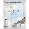 Garvee Portable Air Conditioner 14,000BTU, Remote Control, Portable AC Unit, Dehumidifier, Fan, 850Sq.Ft Cool/Dry/Swing,Quite,LCD Display,Fast Cool, Air Purification,1400W, CEER7.83,Grey(White+Black)