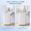 Garvee Portable Air Conditioner 14,000BTU, Remote Control, Portable AC Unit, Dehumidifier, Fan, 850Sq.Ft Cool/Dry/Swing,Quite,LCD Display,Fast Cool, Air Purification,1400W, CEER7.83,Grey(Grey+White)