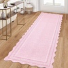 Garvee Scalloped Washable Rugs 10×14 Rug for Living Room Bedroom Rug Modern Large Area Rug Non Slip Throw Rugs Soft Low Pile Stain Resistant Carpet for Dorm Dining Room Dorm, 10’x14′ Beige(C-scalloped|pink)