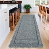 Garvee Scalloped Washable Rugs 10×14 Rug for Living Room Bedroom Rug Modern Large Area Rug Non Slip Throw Rugs Soft Low Pile Stain Resistant Carpet for Dorm Dining Room Dorm, 10’x14′ Beige(A-scalloped|grey)
