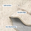 Garvee Scalloped Washable Rugs 10×14 Rug for Living Room Bedroom Rug Modern Large Area Rug Non Slip Throw Rugs Soft Low Pile Stain Resistant Carpet for Dorm Dining Room Dorm, 10’x14′ Beige(A-scalloped|beige)