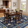 Garvee Washable Area Rug 8×10 Rugs for Living Room, Indoor Farmhouse Cute Animal Print Nursery Rugs with Non Slip Back Low Pile Ultra Thin Floor Rug for Girls Kids Room, Beige(Cute Animal|blue)