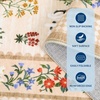 Garvee Washable Area Rug 8×10 Rugs for Living Room, Indoor Farmhouse Cute Animal Print Nursery Rugs with Non Slip Back Low Pile Ultra Thin Floor Rug for Girls Kids Room, Beige(Cute Animal|beige)