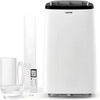 Garvee 14,000 BTUs Portable Air Conditioners, Remote Control, Dehumidifier, Fan with Digital Display, Up to 750 Sq.Ft Cool/Fan/Dry/Sleep, Quiet, LCD Remote, Fast Cooling, Dust Filter,Black