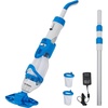 Garvee Handheld Pool Vacuum with Telescopic Pole, Updated Swimming Cordless Rechargeable Pool Cleaner 19.8GPM Powerful Suction for Above Ground/Inground Pools/Spa/Hot Tub, Dual-Filter Cleaning System(L2)
