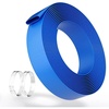 Garvee Pool Backwash Hose 1.5 Inch x 50 FT, Heavy Duty PVC Backwash Hose with 2 Metal Clamps, Blue Pool Drain Hose for Inground & Above Ground Pools, Water Discharge, Drainage, Irrigation(2 inch 50 Feet)