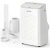 Garvee Portable Air Conditioner 14,000BTU, Remote Control, Portable AC Unit, Dehumidifier, Fan, 850Sq.Ft Cool/Dry/Swing,Quite,LCD Display,Fast Cool, Air Purification,1400W, CEER7.83,Grey(Grey+White)
