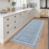 Garvee Scalloped Washable Rugs 10×14 Rug for Living Room Bedroom Rug Modern Large Area Rug Non Slip Throw Rugs Soft Low Pile Stain Resistant Carpet for Dorm Dining Room Dorm, 10’x14′ Beige(A-scalloped|blue)