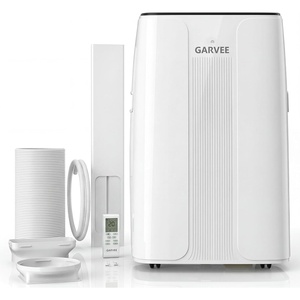 Garvee Portable Air Conditioner 14,000BTU, Remote Control, Portable AC Unit, Dehumidifier, Fan, 850Sq.Ft Cool/Dry/Swing,Quite,LCD Display,Fast Cool, Air Purification,1400W, CEER7.83,Grey(White+Black)