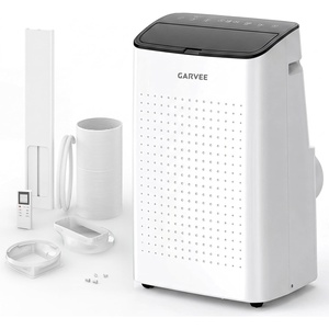 Garvee Portable Air Conditioner 14,000BTU, Remote Control, Portable AC Unit, Dehumidifier, Fan, 850Sq.Ft Cool/Dry/Swing,Quite,LCD Display,Fast Cool, Air Purification,1400W, CEER7.83,Grey(Black+White)