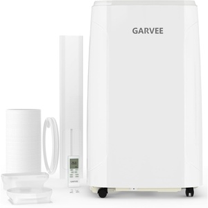 Garvee Portable Air Conditioner 14,000BTU, Remote Control, Portable AC Unit, Dehumidifier, Fan, 850Sq.Ft Cool/Dry/Swing,Quite,LCD Display,Fast Cool, Air Purification,1400W, CEER7.83,Grey(White)