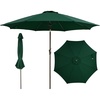 Garvee 9FT Outdoor Patio Umbrella, Outdoor Table Umbrella with Push Button Tilt and Crank, Market Umbrella with 8 Sturdy Ribs, UV Protection Waterproof for Garden Backyard Deck Pool(Dark Green)