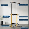 Power Tower Home Gym Strength Training Station Adjustable 10 Height Levels, Heavy-Duty Chin-Up Tower with Parallel Dip Handles, Bodyweight Workout Equipment for Pull-Ups, Dips, Knee Raises, Push-Ups, 330 Lb Capacity(Yellow)
