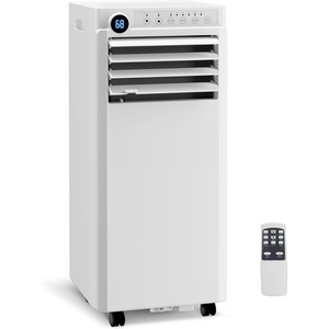 Portable Air Conditioner, 8000 BTU Small Portable AC Unit for Rooms to 350 Sq. Ft. with Cooling, Dehumidifier & Fan Modes, Remote Control, LED Display, 24H Timer, Window Kit, for Bedroom, Office, Dorm(8000.0 British Thermal Units)