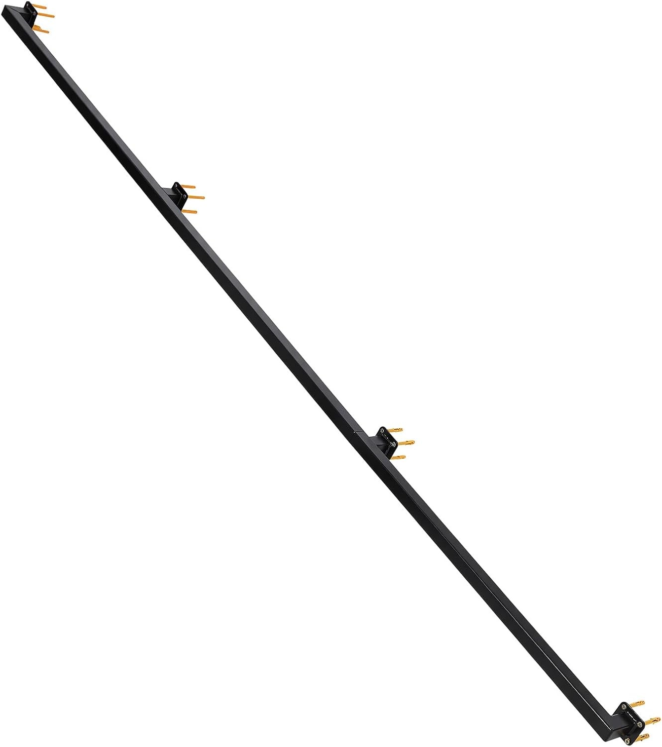 image:image10FT Stair Railings Indoor WallMounted Metal Hand Rail for Indoor Modern Black Metal Staircase Hand Rails 500lbs Load Capacity Industrial Wall Mounted Handrails Outdoor for Loft Porch Deck8FT