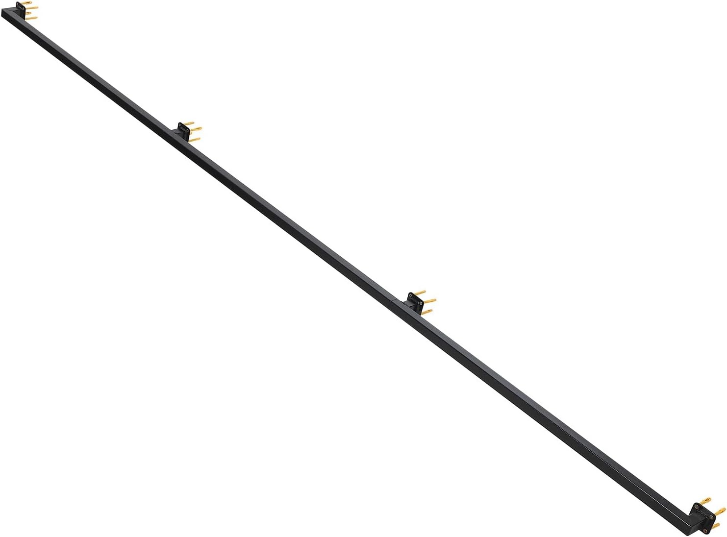 image:image10FT Stair Railings Indoor WallMounted Metal Hand Rail for Indoor Modern Black Metal Staircase Hand Rails 500lbs Load Capacity Industrial Wall Mounted Handrails Outdoor for Loft Porch Deck10 Feet
