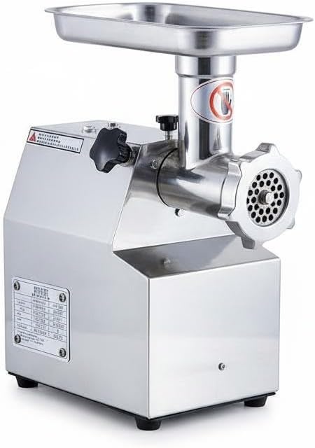 image:image1500W Commercial Electric Meat Grinder Heavy Duty Stainless Steel Mincer with 770 Lbs Per Hour Output Industrial Food Processing Machine with 2 Blades 2 Grifting Plates and Sausage Stuffer1500W