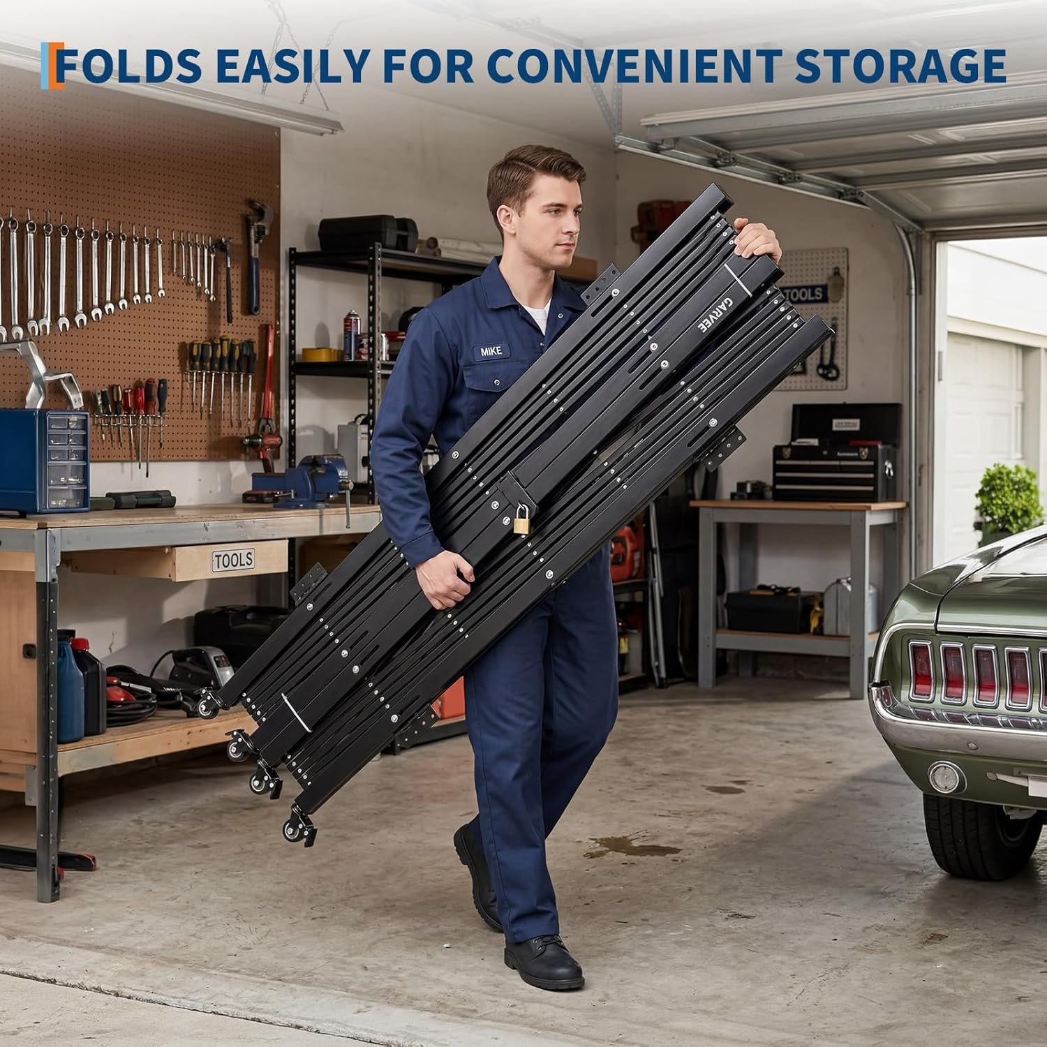 image:image7FT Metal Expandable Mobile BarricadeIndustrial Folding Security Gate Driveway Gate Retractable Retractable Gate OutdoorFolding Safety Barricade with CastersBlack