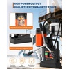 Garvee Magnetic Drill, 1750W 2″ Boring Diameter, 2922lbf Power Portable Magnetic, 810 PRM, 10-Speed，with 10Pcs Drill Bits 3Pcs Twist Drill and 1Pcs Plastic Box for Metal Surface, Industrial(1650W-1.57″)
