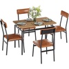 Brown Chairs+brown Table