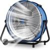 Garvee Industrial Floor Fan 24 in, Heavy Duty Drum Fan with Adjustable 3 Speed 4800-8800 CFM Cooling, Metal Blades & 360° Rotation for Industrial Commercial Space, Garage, Warehouse, Workshop(Blue)